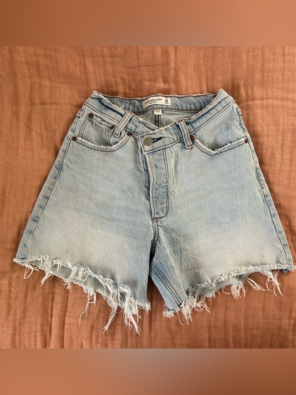 Abercrombie & Fitch The Dad Denim Shorts Curve Love